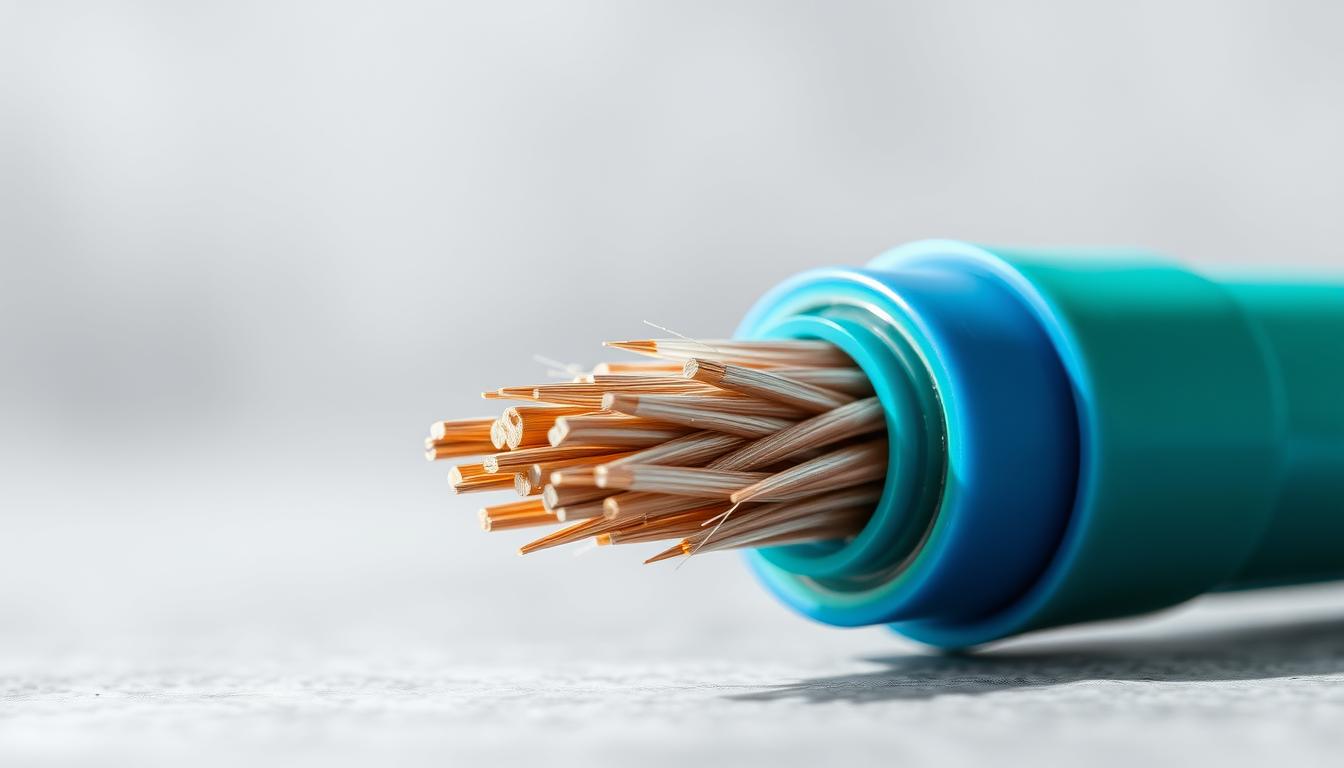 cabo de silicone com fibra de vidro